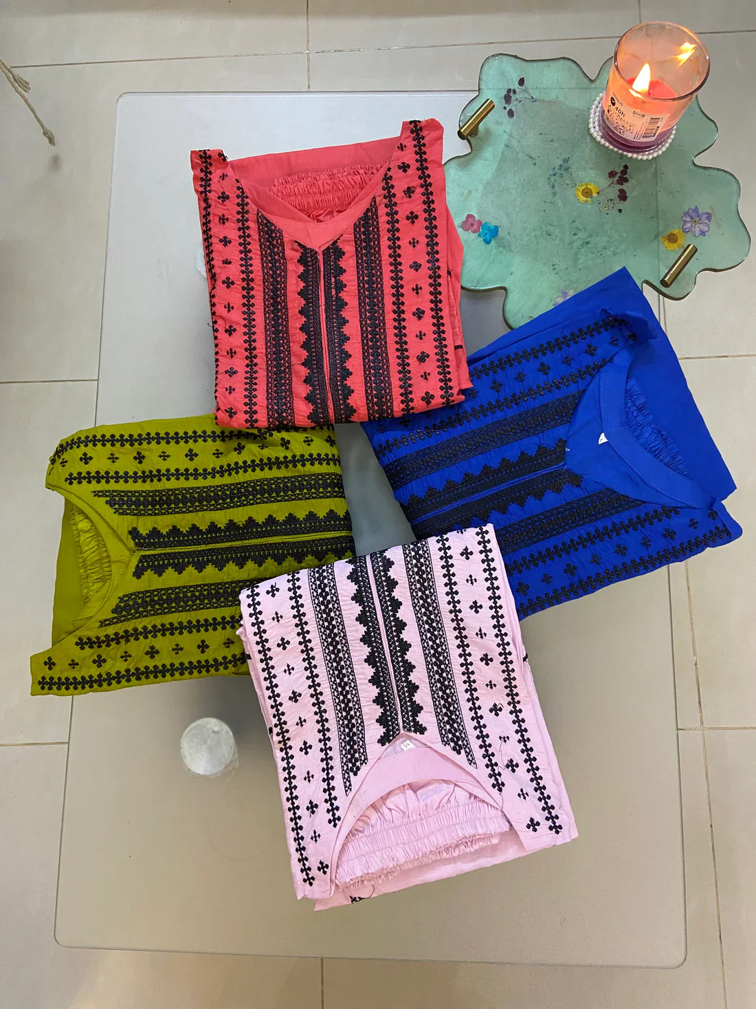 Wearza Wz 04 100% Cotton Lawn 3Pcs Dress Ready To Wear 25