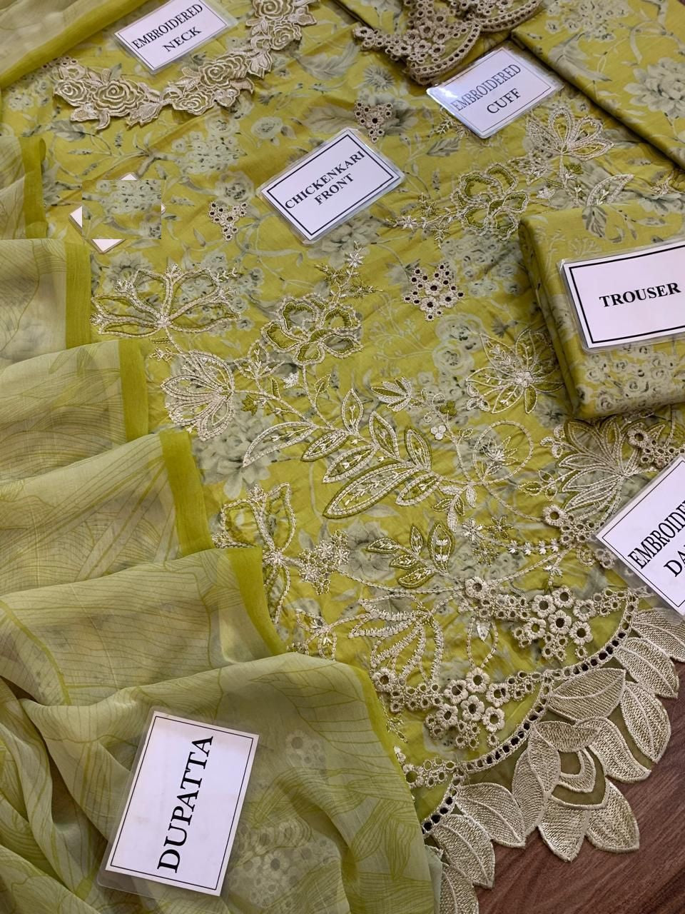 Iznik EFL-08 Premium Pure Lawn Dress Lemon Demanding Design 2025