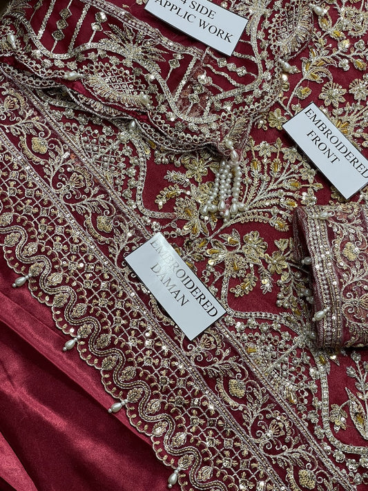 Wedding Dress Iinspired BY Gulaal 100% Soft Net 2025