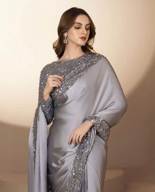 Wearza Indian Silk Beautiful Saree In 7 Colors