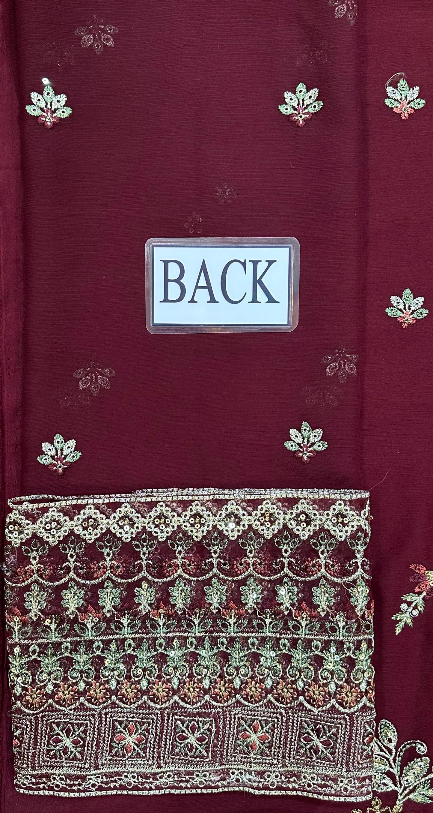 Baroque Wz-2502 Semi Pure Chiffon Dress 2025