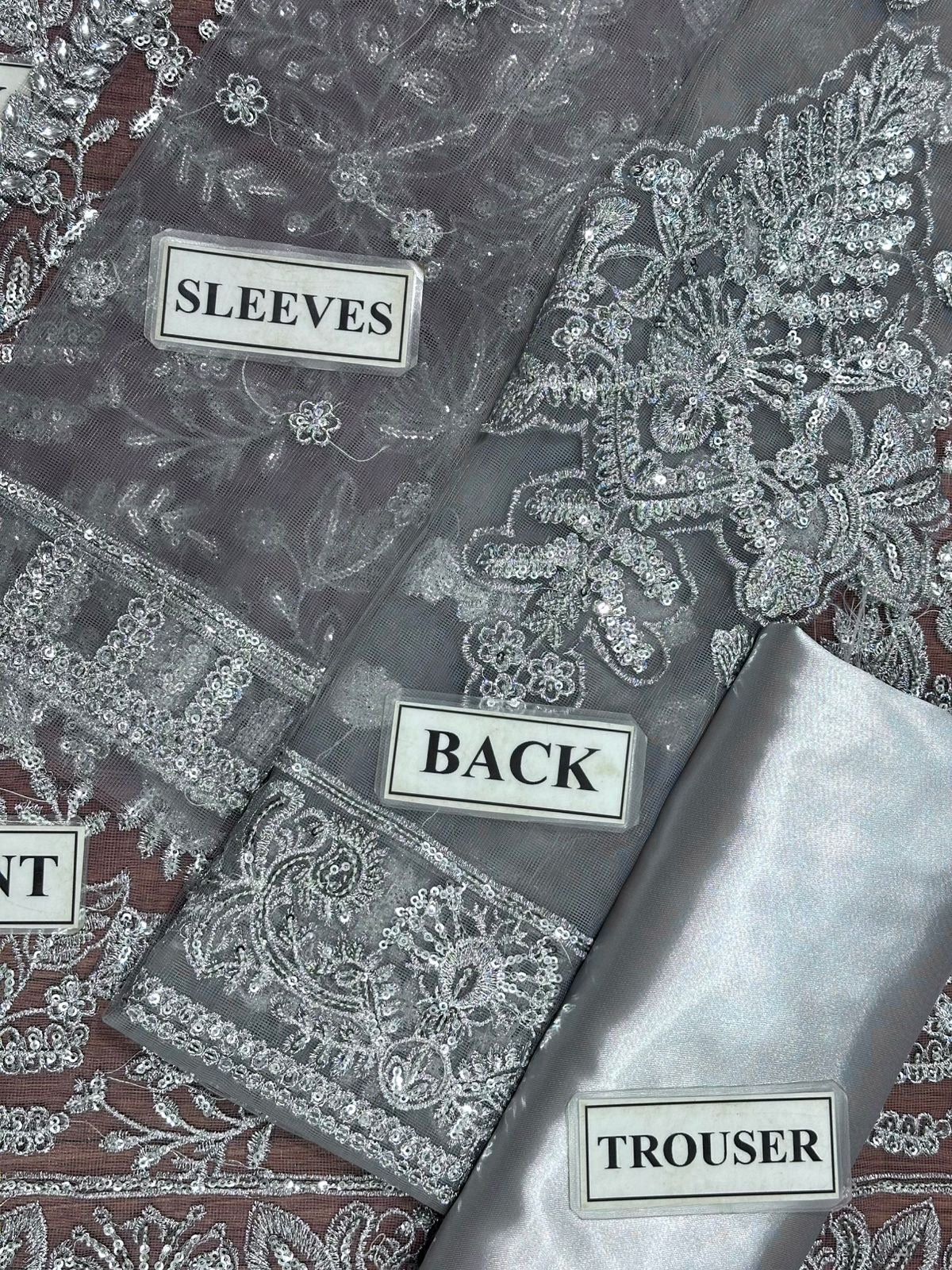 Zarif !00% Net Dress Most Demanding Luxury Formal Wedding Dress 25