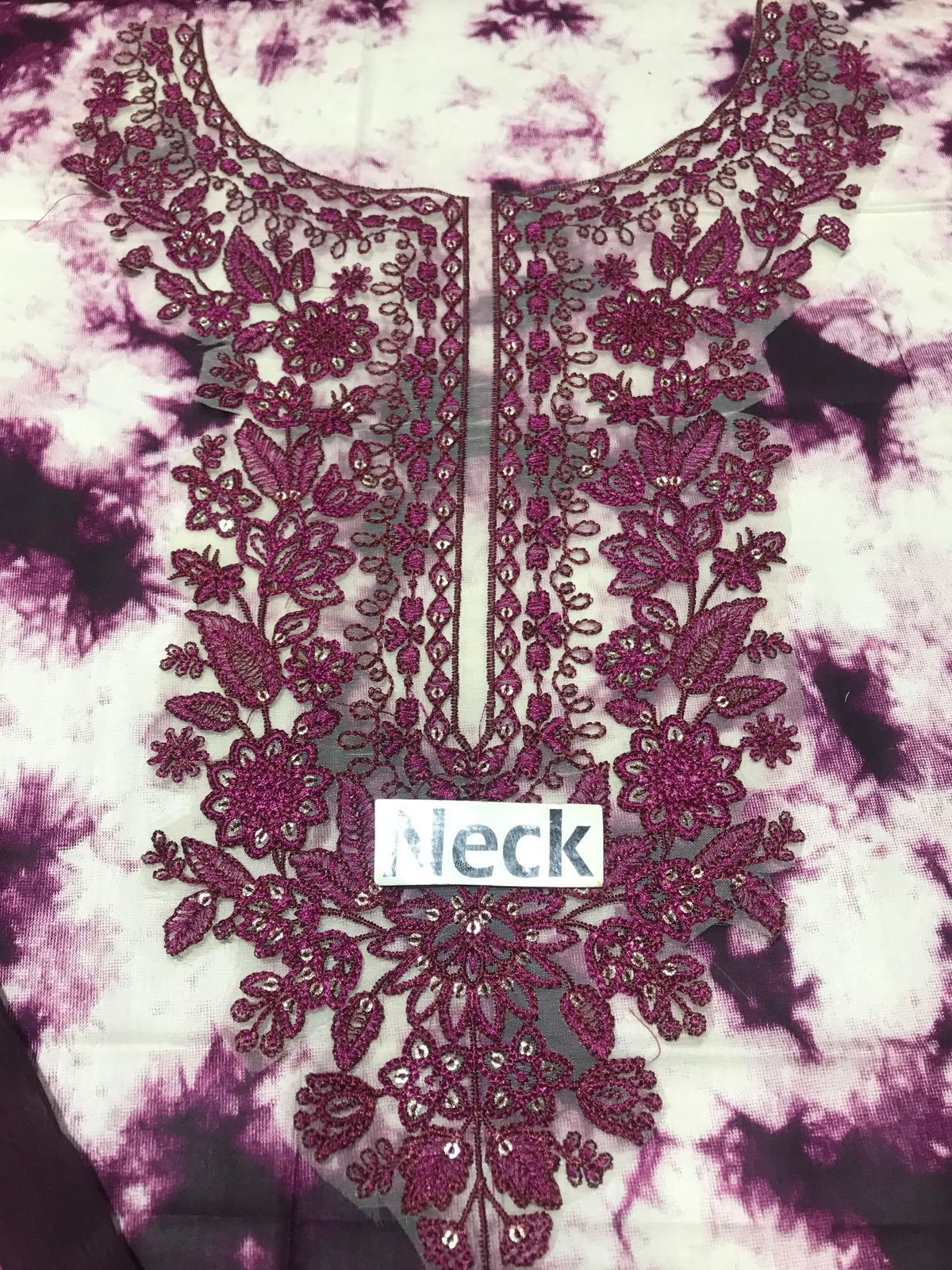 Sapphire Beautiful Design D-210 Purple Luxury Pure Lawn Embroidered Dress 2025