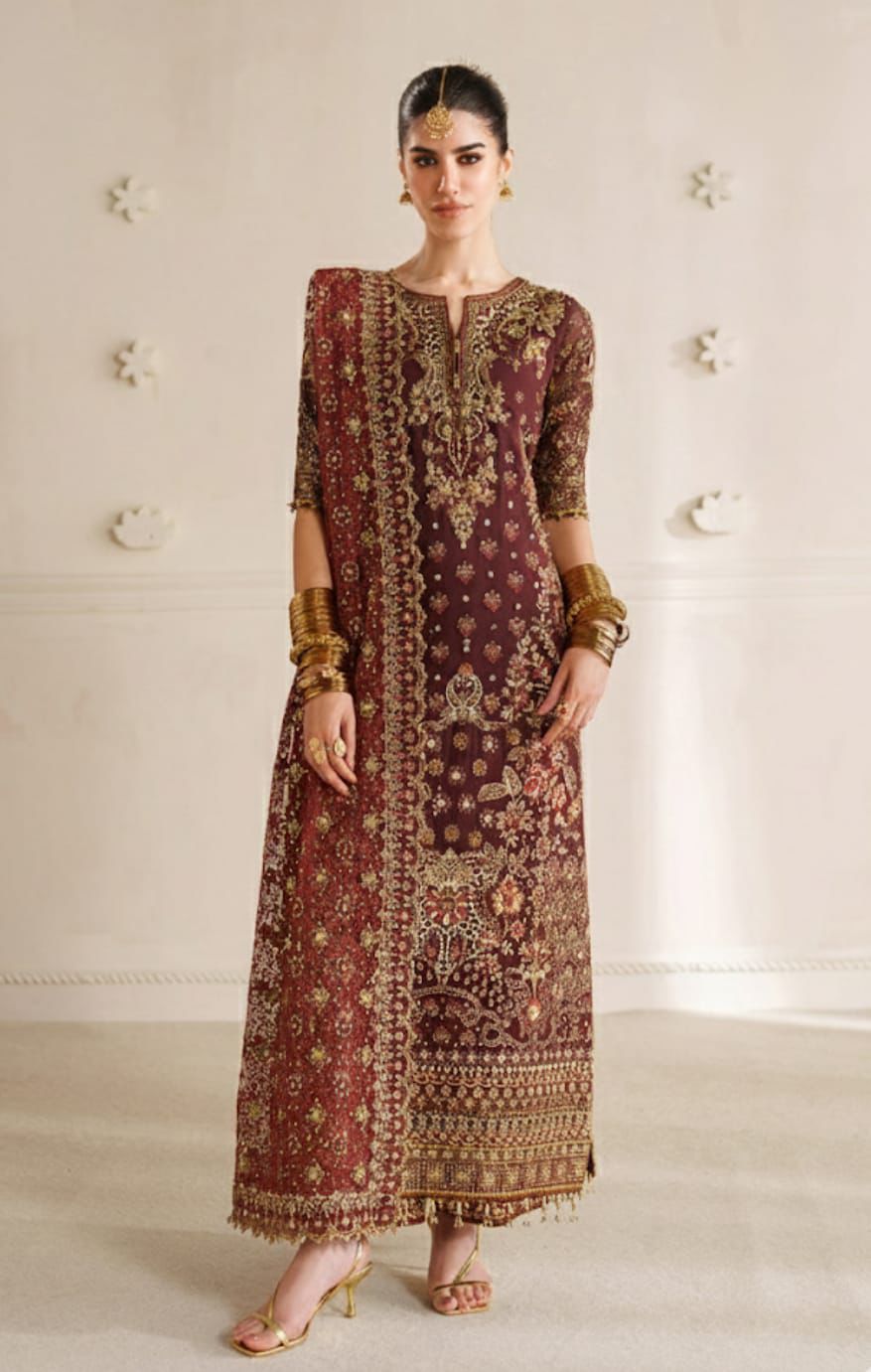 Baroque Wz-2502 Semi Pure Chiffon Dress 2025