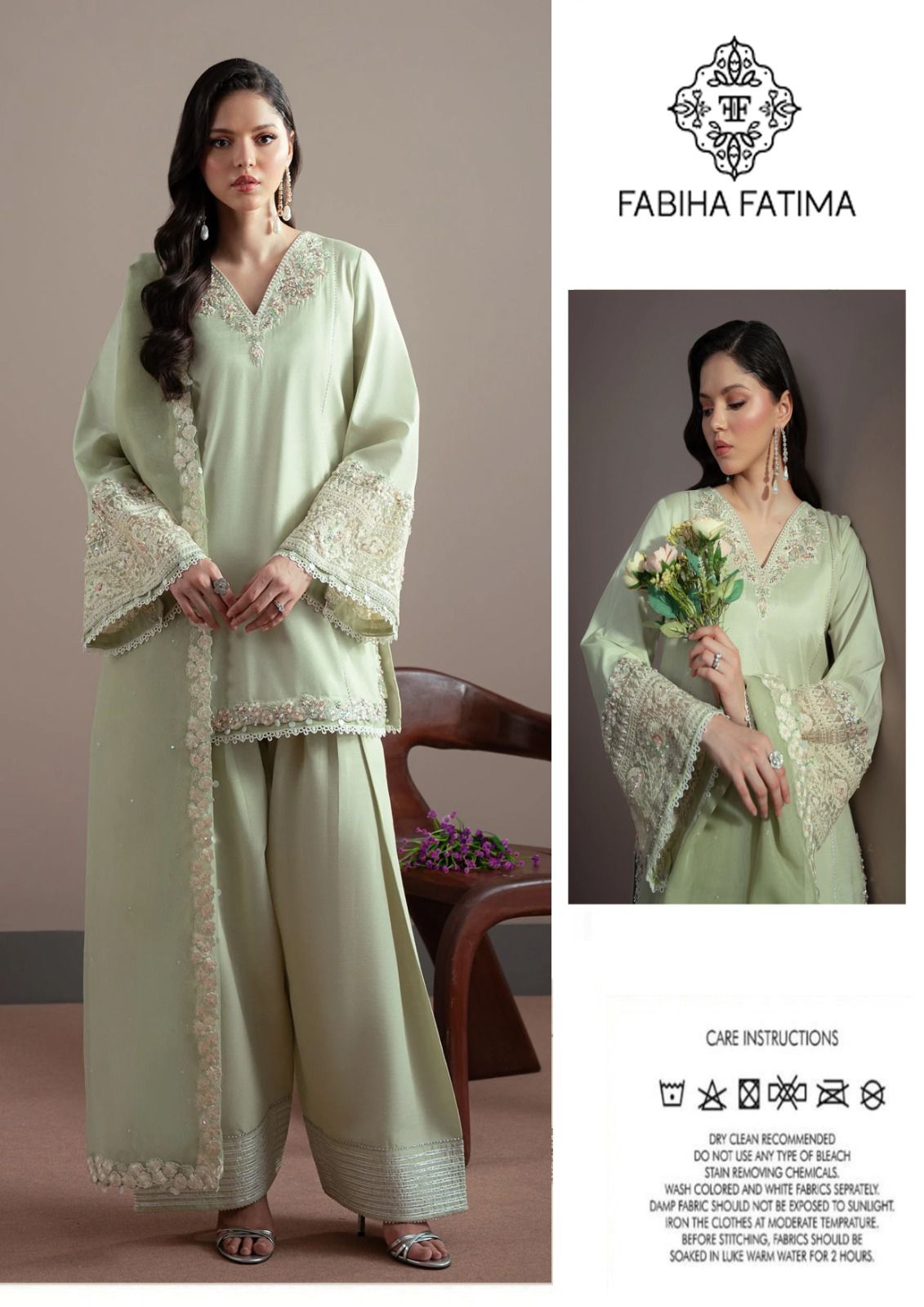 Fabiha Fatima Wz-983 Shamoz Silk Dress 2025