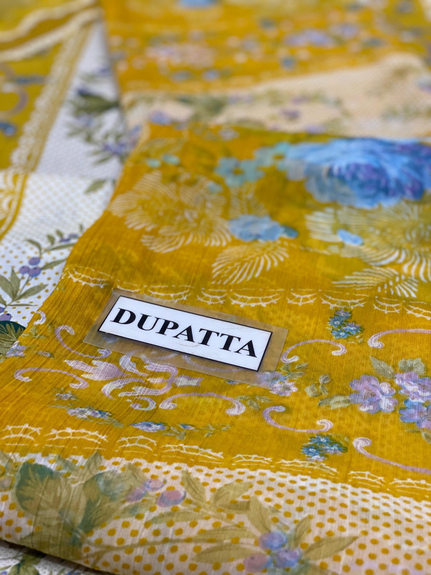 Elaf ESTELLE Premium Pure Lawn Dress With Chiffon Duppata 2025