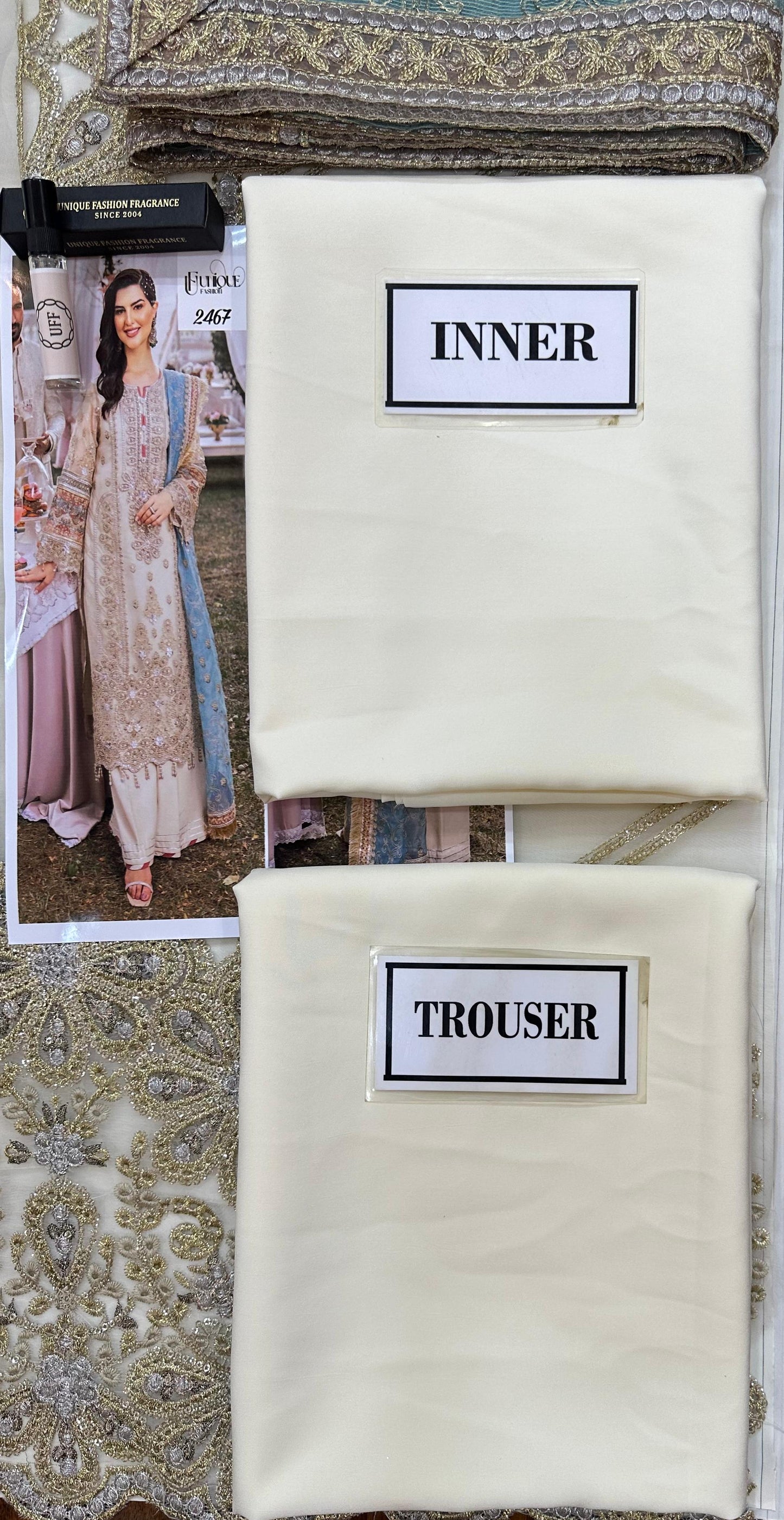 Adan Libas Wz-2467 Pure Organza Dress Party Wear 2025