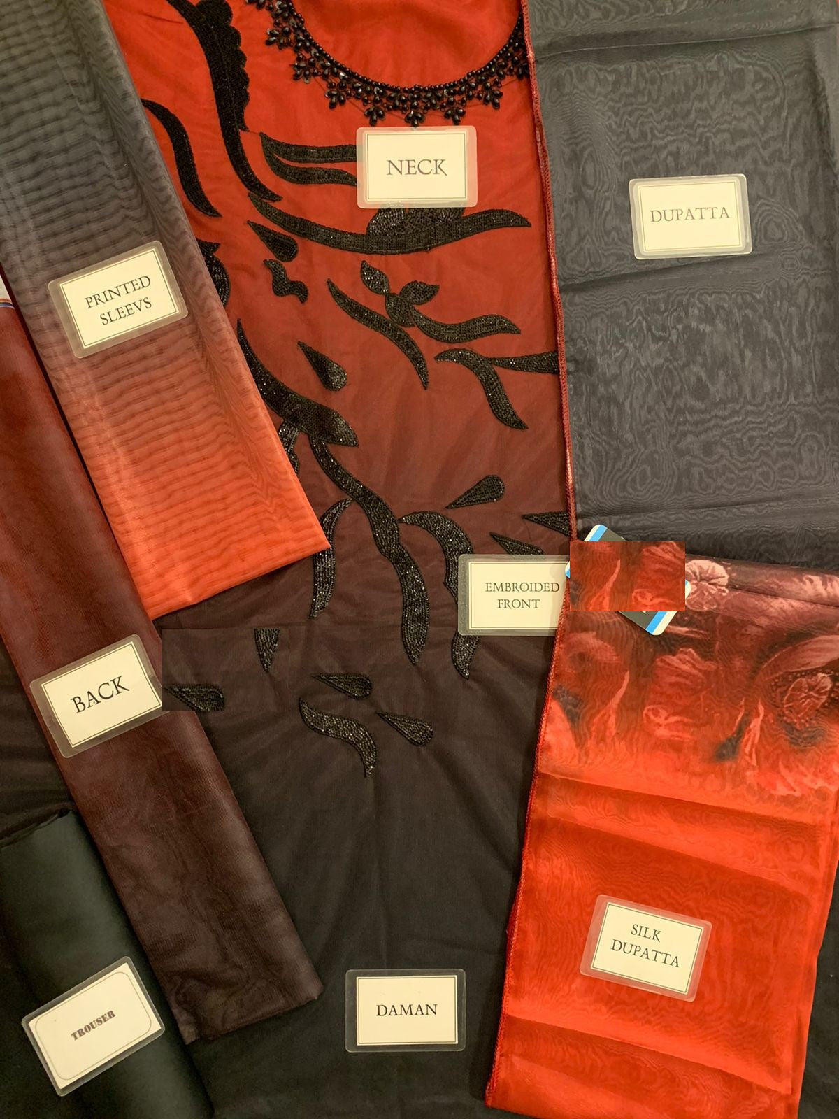 Lulusar Soft Net Tie & Die Shamoz Silk Inner  Formal Dress Party Wear 2025