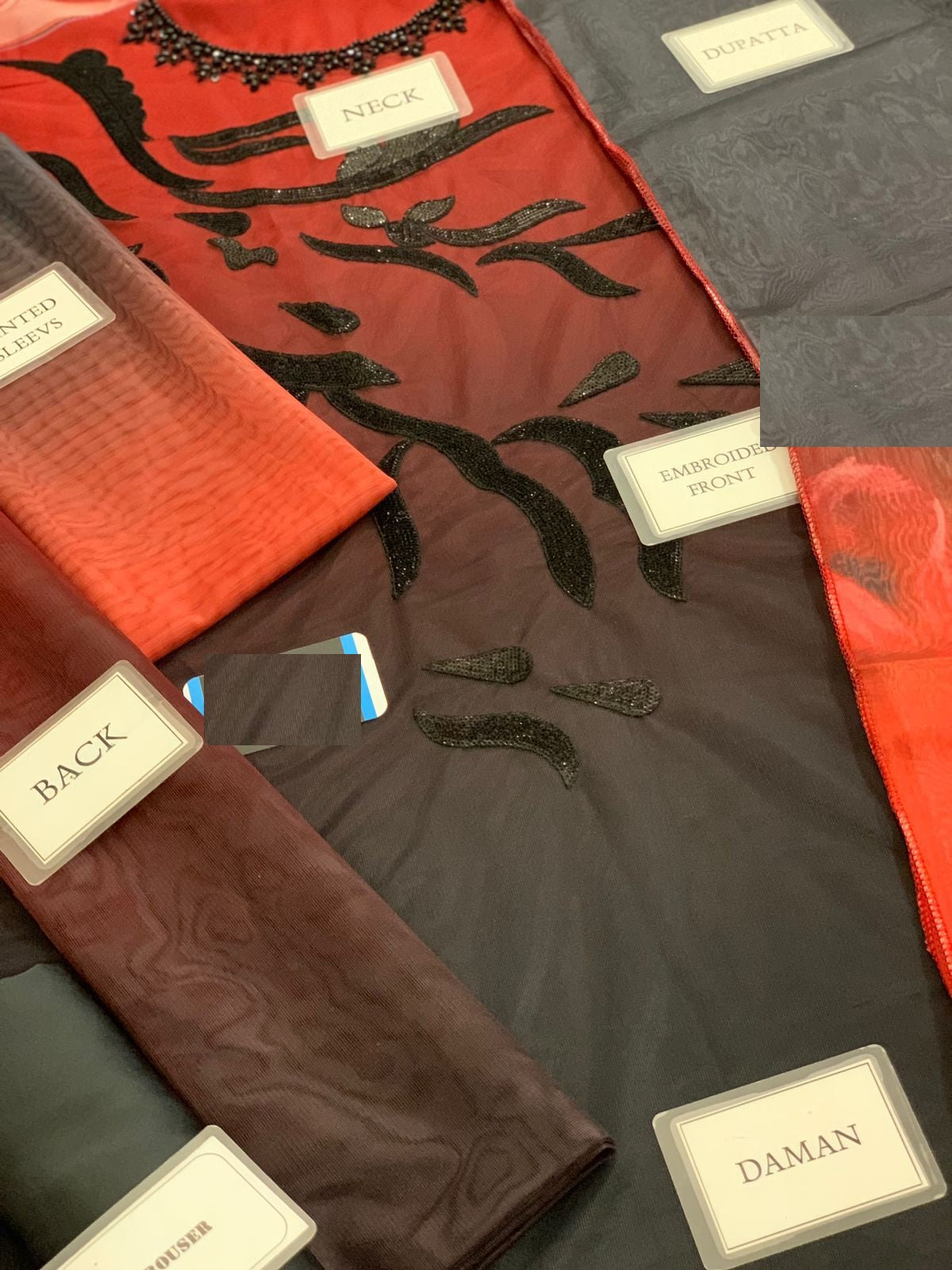 Lulusar Soft Net Tie & Die Shamoz Silk Inner  Formal Dress Party Wear 2025