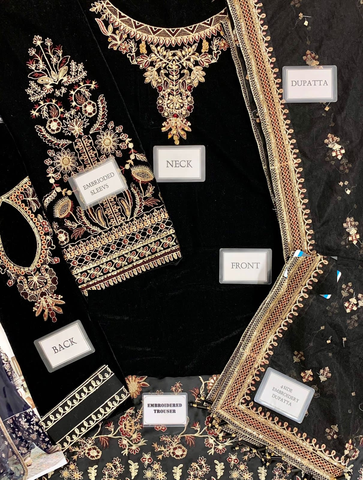 Baroque Jazmin Velvet Black Beauty  Wedding & Party Wear 2025