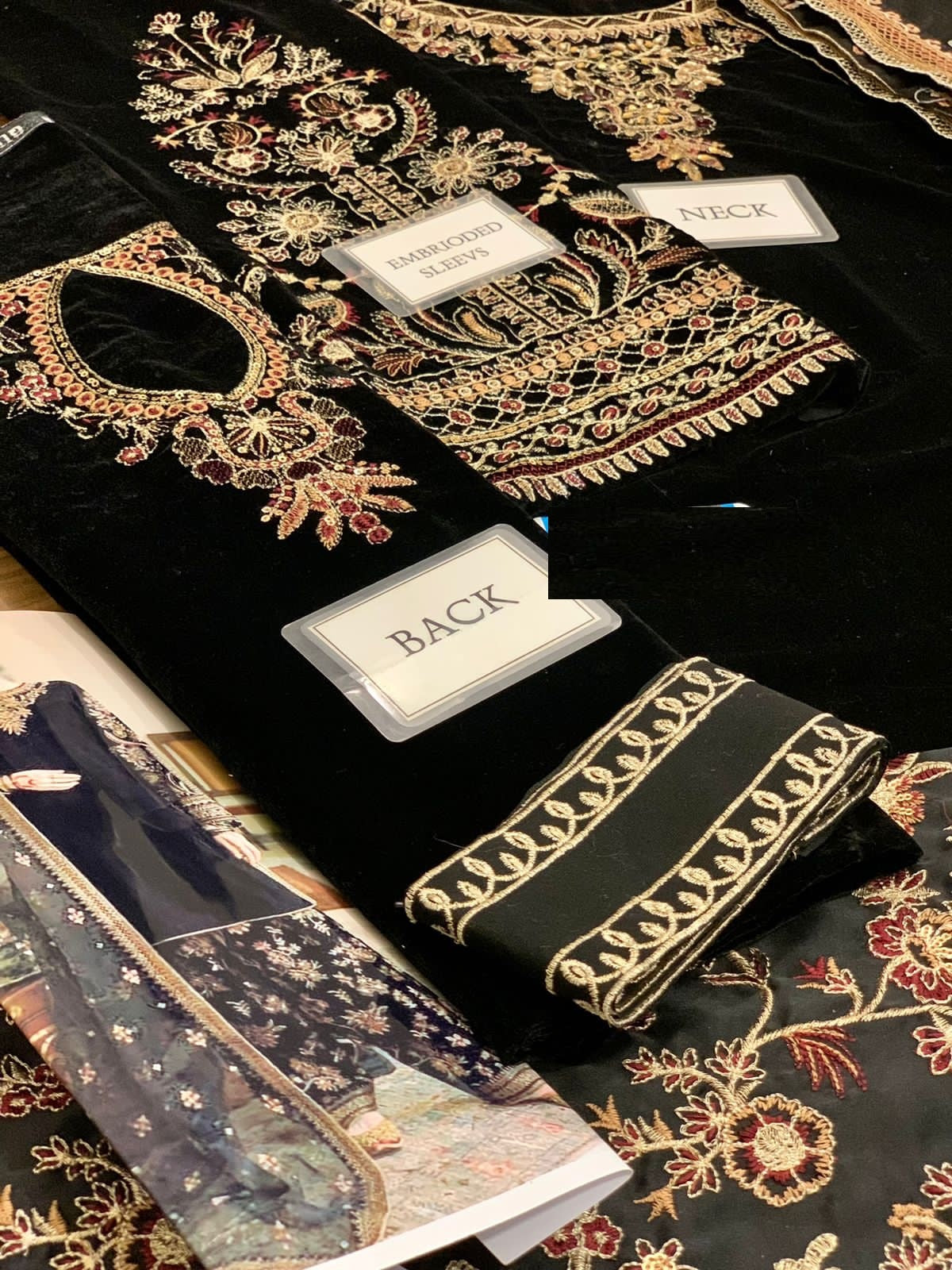 Baroque Jazmin Velvet Black Beauty  Wedding & Party Wear 2025