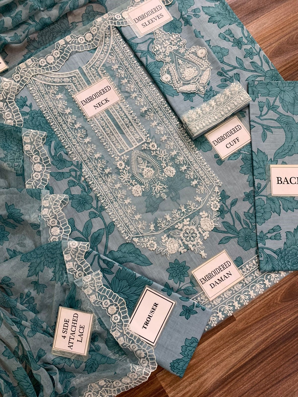 Maria B Wz-Ef-124 Premium Pure Lawn WIth Chiffon Duppata 2025