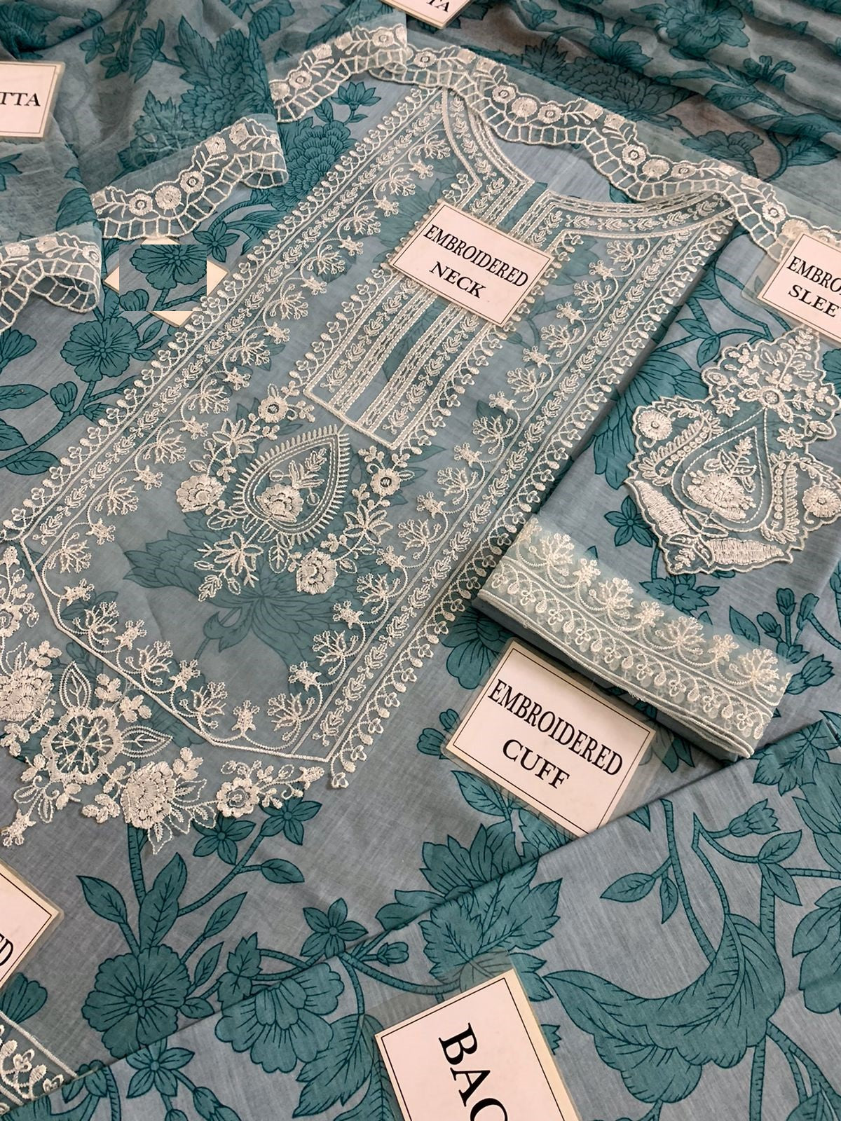 Maria B Wz-Ef-124 Premium Pure Lawn WIth Chiffon Duppata 2025