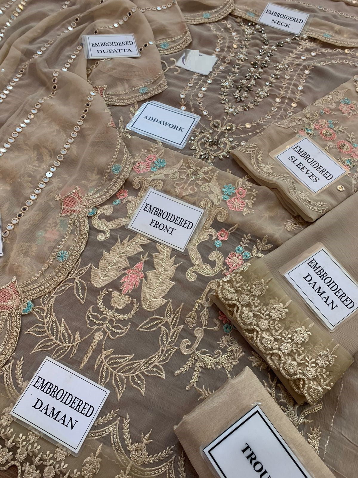 Maria B Wz-143 Chiffon Design Wedding & Formal Wear Dress 2025