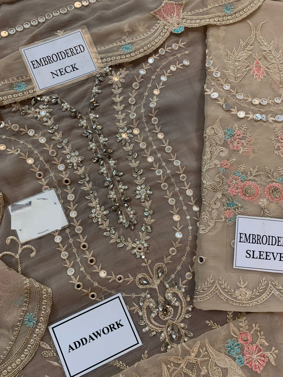 Maria B Wz-143 Chiffon Design Wedding & Formal Wear Dress 2025