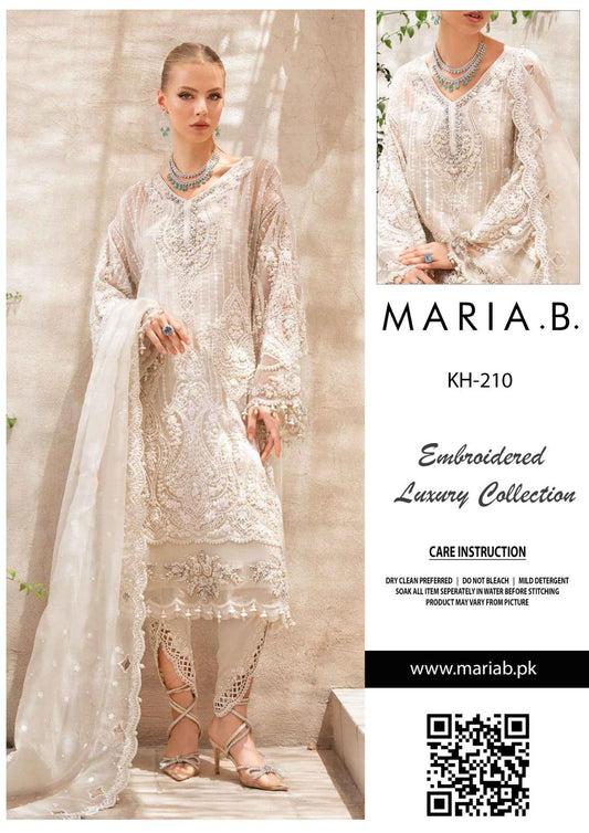 Maria b Embroidered Formal Skin Dress 