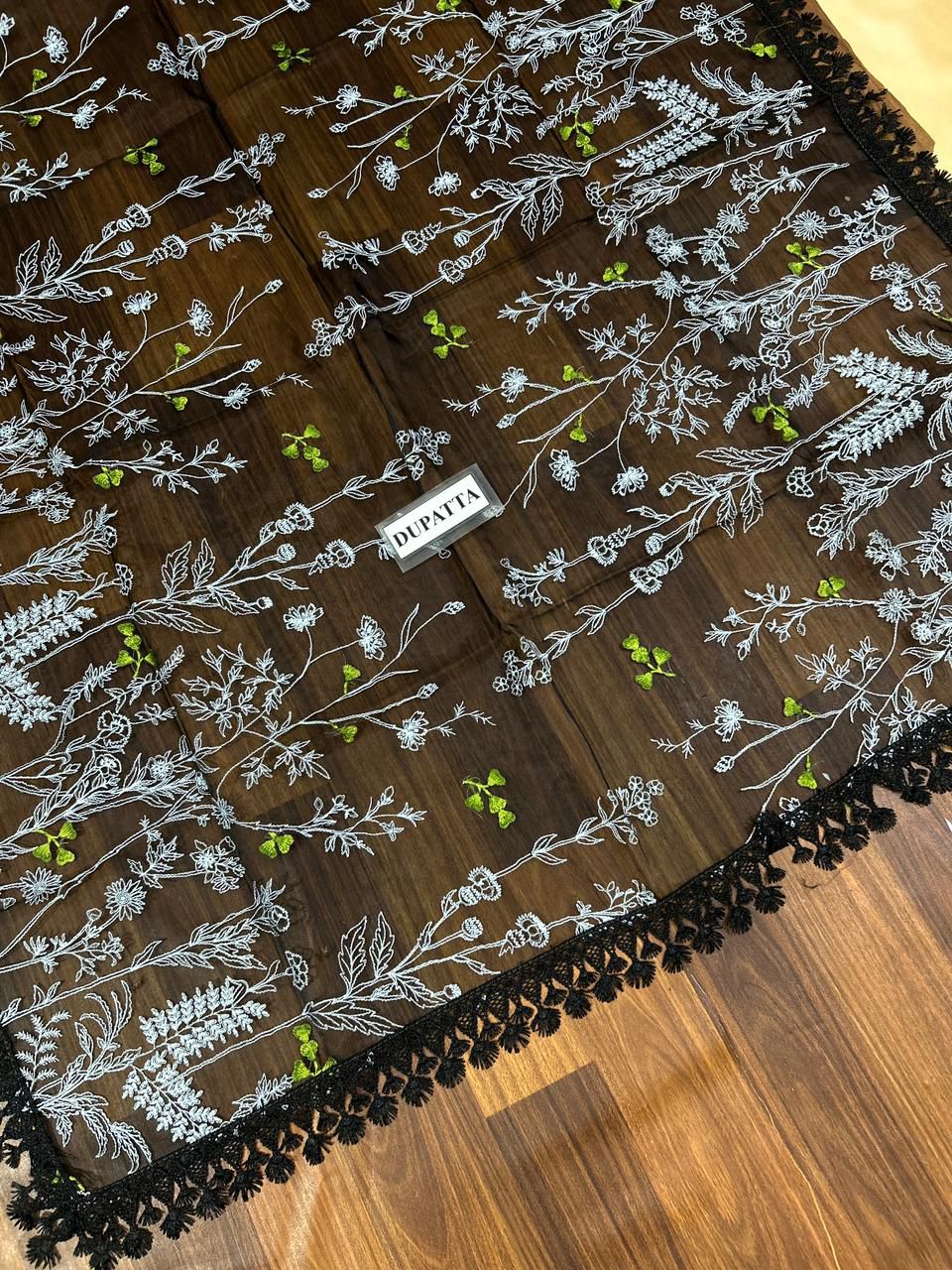 Sobia Nazir Wz-Sn-12 Black Beauty 100% Soft Cotton WIth Organza Duppata 2025