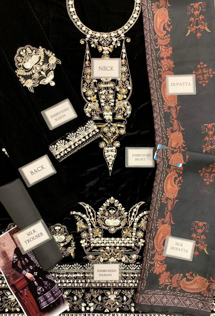 Noor By Sadia Asad Velvet Wz 021 Velvet 2025