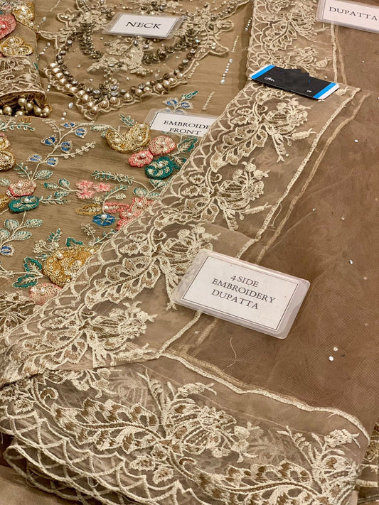 Maria b Chiffon Wz-592 Most Hit Design Emb Dress 2025