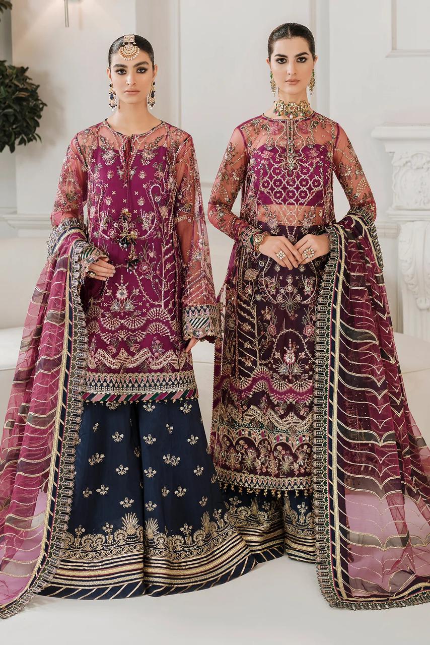 Baroque Festive Most Demanding Bridal Wedding Gharara On Soft Net For Bharat 2025