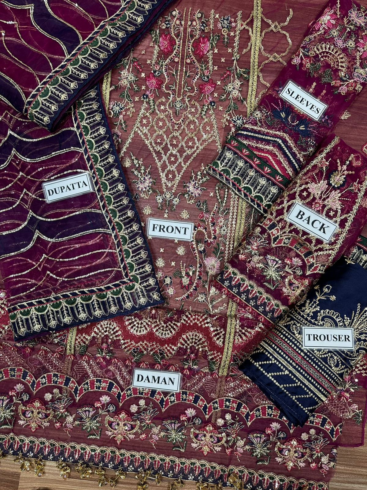 Baroque Festive Most Demanding Bridal Wedding Gharara On Soft Net For Bharat 2025