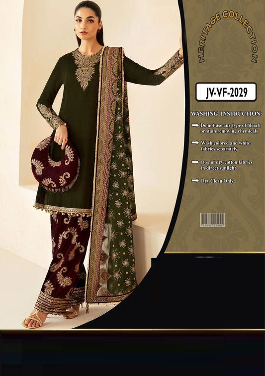 Jazmin Black BEauty Dress Party Wear VElvet Collection