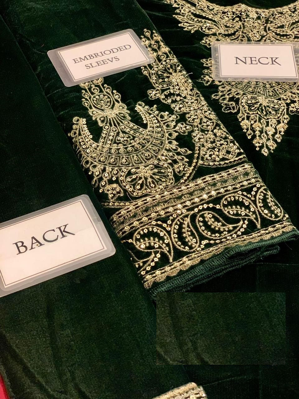 Jazmin Velvet Wz-2029 Velvet Dress WInter 2025