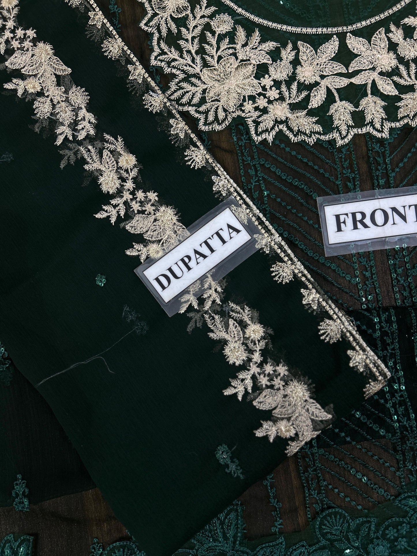 Azure Wz-032 Semi Pure Chiffon Emb Dress Party Wear 25