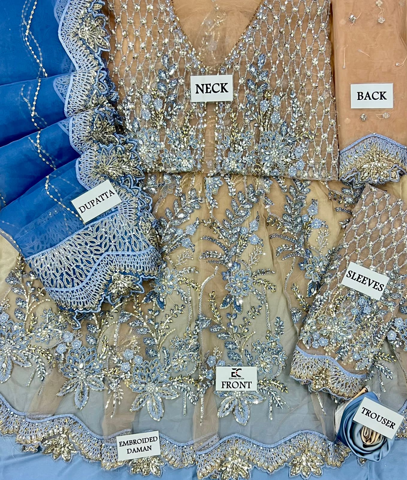 Maria b Soft Net Maxi Bridal Wedding Season 2025