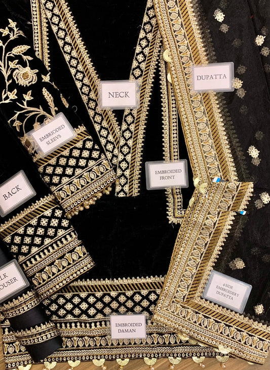 Anaya Wz-87 Black Beauty Velvet Dress 2025