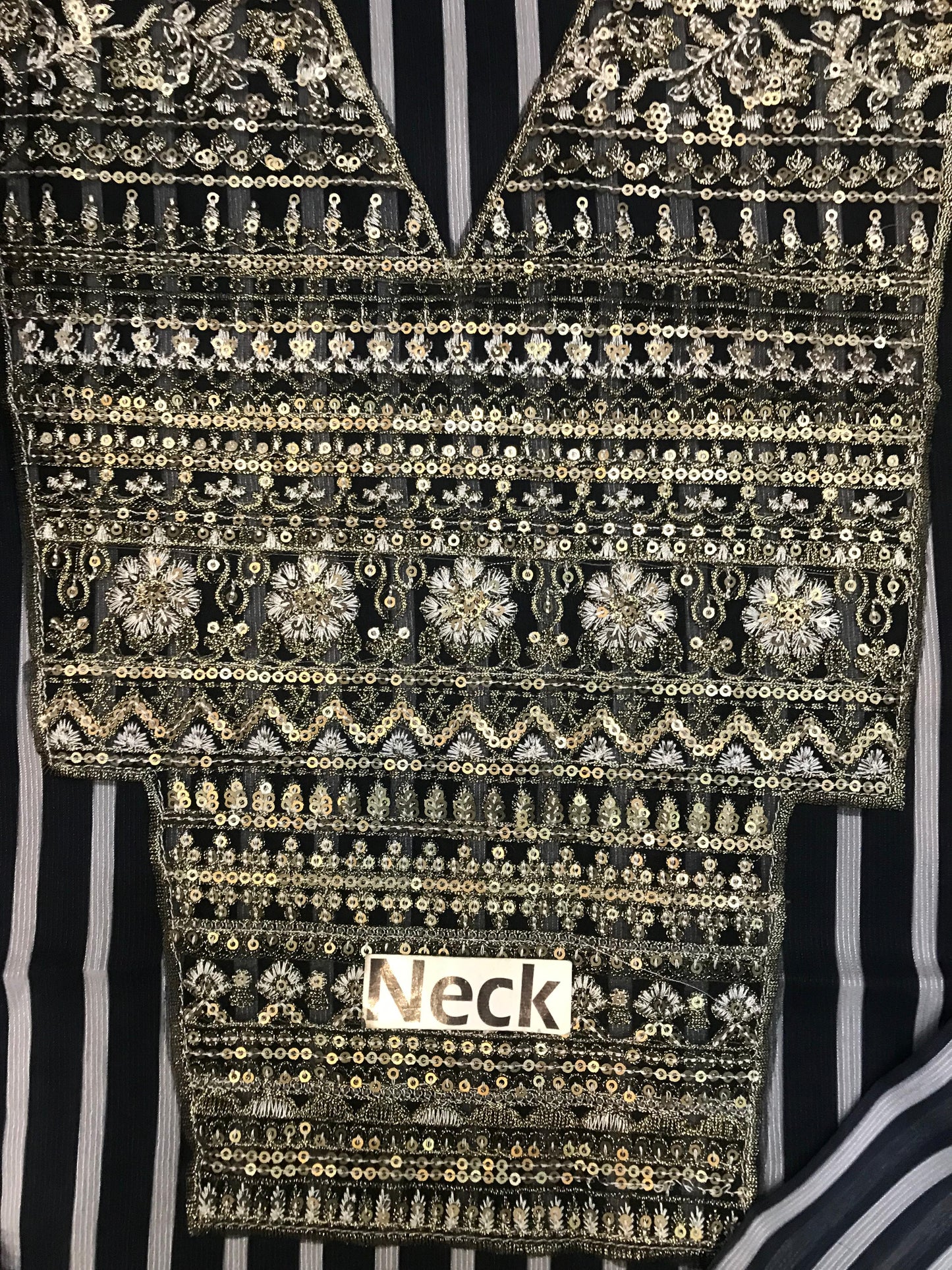 Charizma Wz-87 Printed Chiffon Emb Dress 25