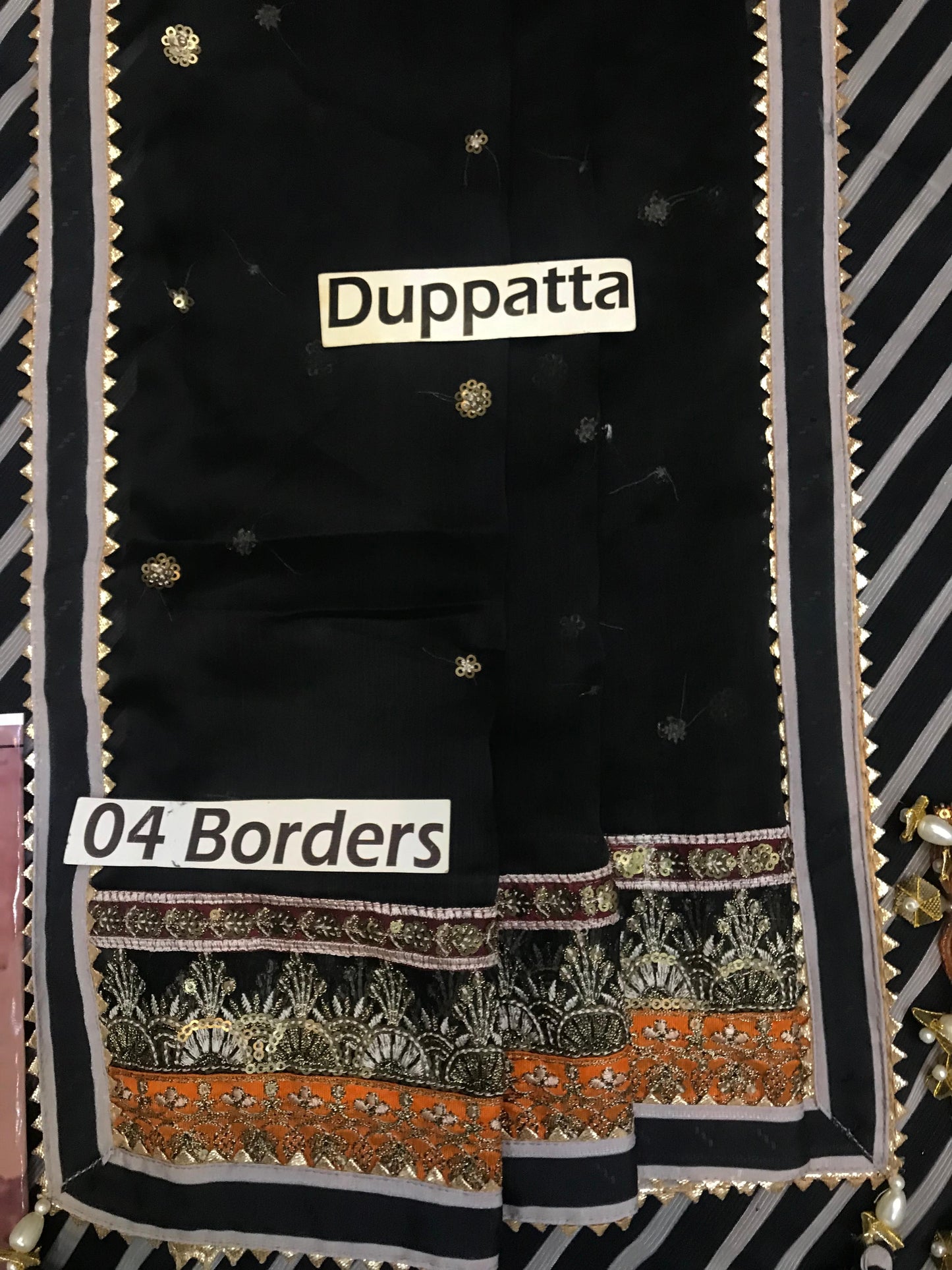 Charizma Wz-87 Printed Chiffon Emb Dress 25