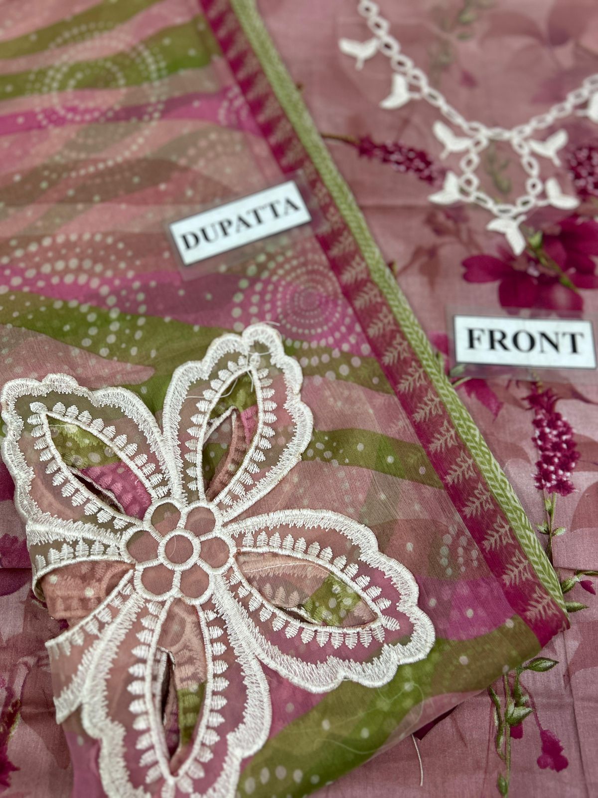 Nureh Wz-648 Luxury Lawn Dress With Chiffon Duppata 25