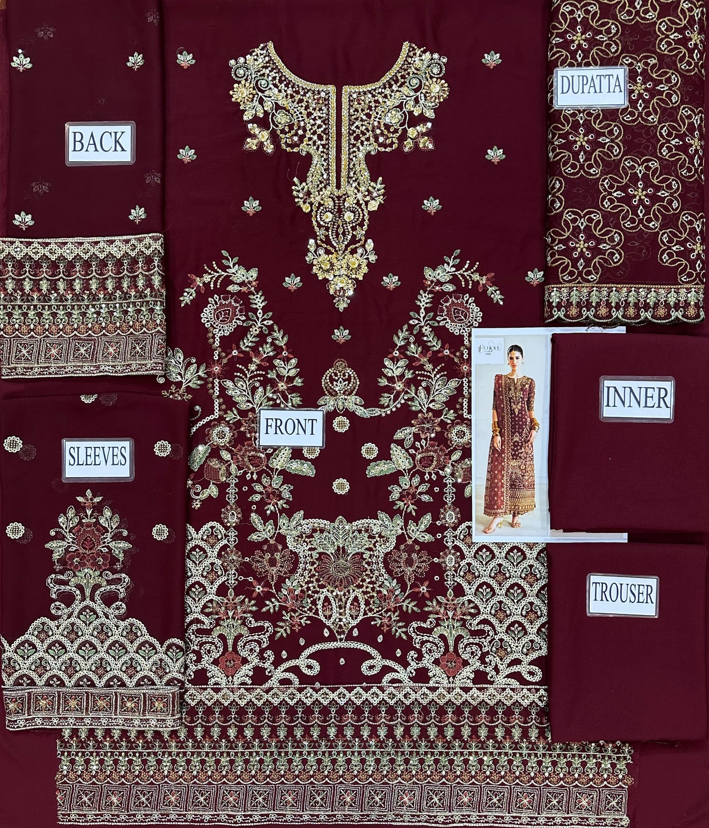 Baroque Wz-2502 Semi Pure Chiffon Dress 2025