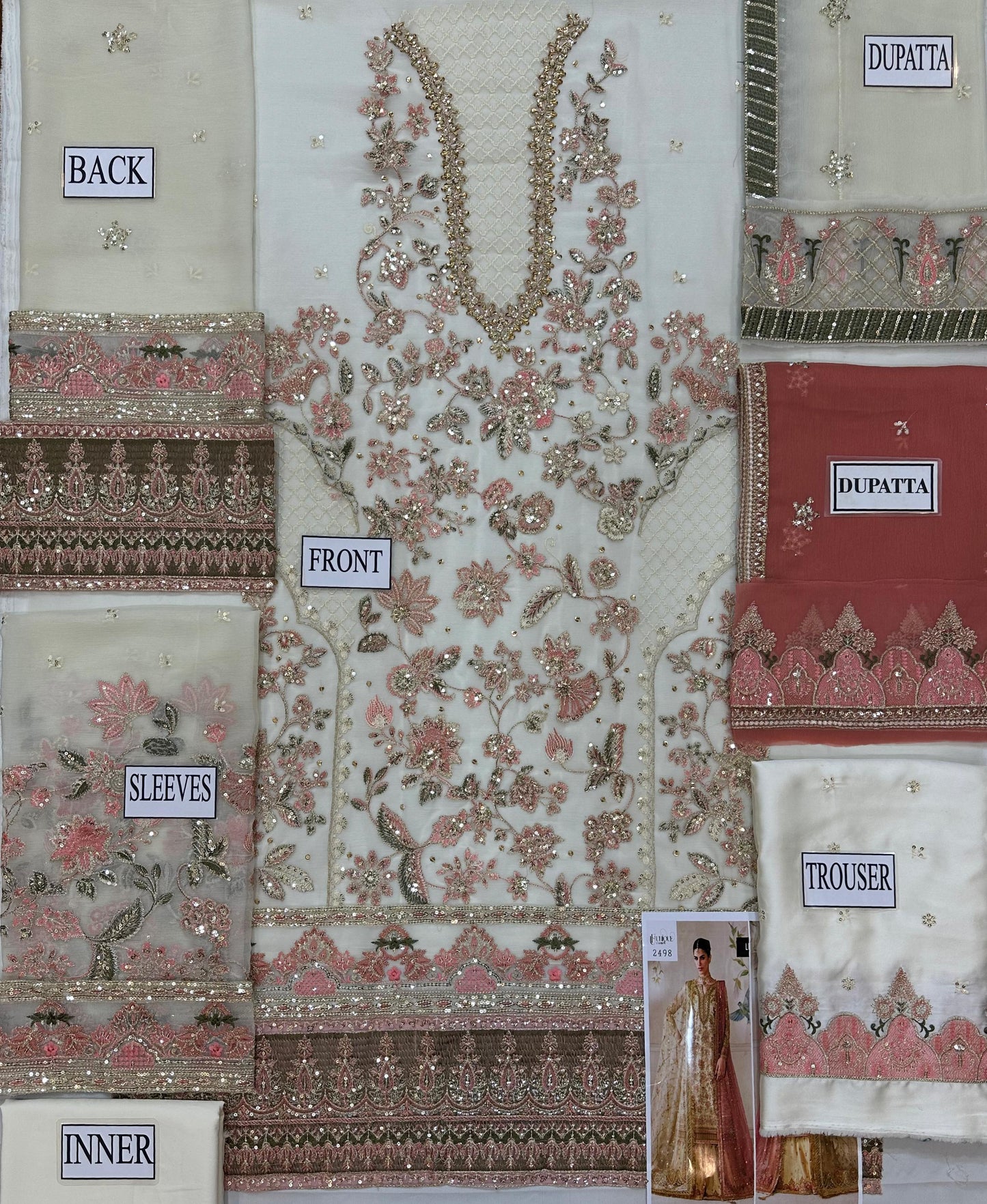 Baroque Wz-2498 Semi Pure Chiffon Wedding Bridal Dress 2025