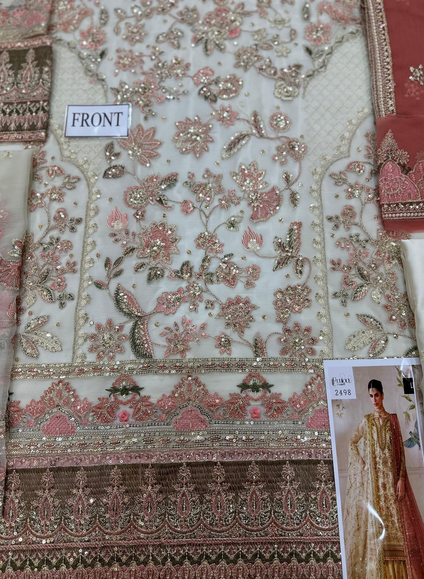 Baroque Wz-2498 Semi Pure Chiffon Wedding Bridal Dress 2025